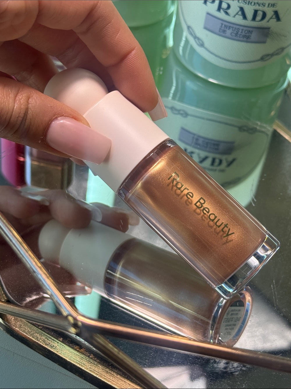 Rare Beauty Liquid Highlighter - Rose Gold Bronze